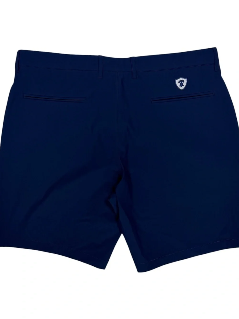 Holderness Bourne Slater Shorts Men 36 Blue 8” Performance Golf Tailored Stretch